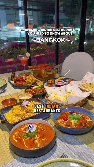 🇮🇳 Okay, this Indian food deserves some attention… We went to EKKA in Bangkok 