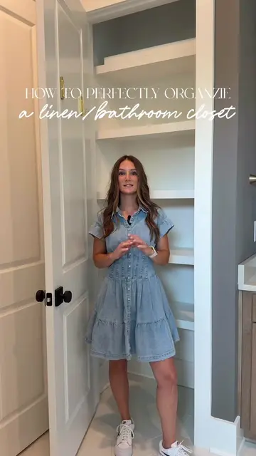 My favorite formula for a linen or bathroom closet! A few principles I always ke