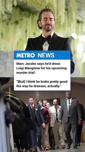 Marc Jacobs says he’d happily dress Luigi Mangione for court but he doesn't necc