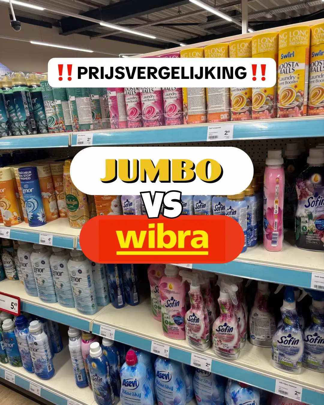 ‼️A-merk wasmiddel prijsvergelijking‼️ Deze keer hebben we de prijzen van Wibra 