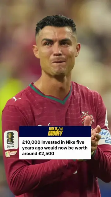 If you invested £10,000 in Nike stock five years ago, your investment would now 