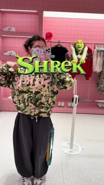 NEW BERSHKA x SHREK 💚🎀 The official collab is here! Featuring the cutest camo-