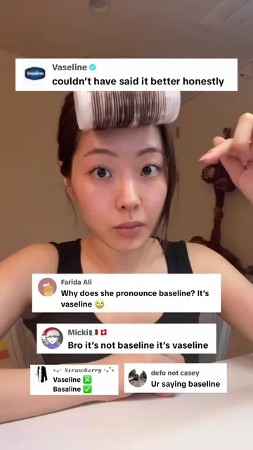 why I said BASELINE #vaseline 
