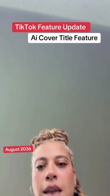 Tiktok cover title feature tutorial. Not everyone has this yet, but it's rolling