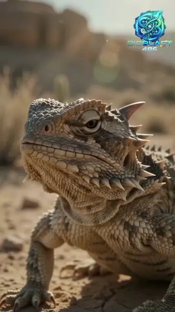The Lizard That Shoots Blood From Its Eyes! 🦎#creatorsearchinsights #foryou #tr
