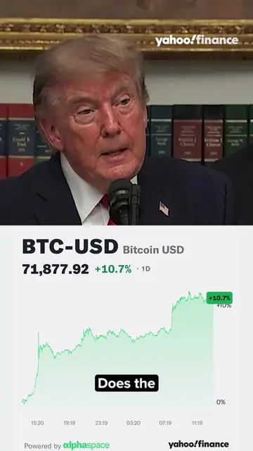 Bitcoin's price soars after Trump says the government has discussed buying bitco
