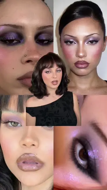 Whimsy Goth makeup tutorial #makeup #makeuptutorial #purpleeyeshadow #fallmakeup