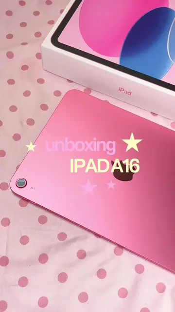 unboxing my pink iPad A16 11th Gen 🥹💖 #ipada16   #unboxing #ipad #pink #makeit