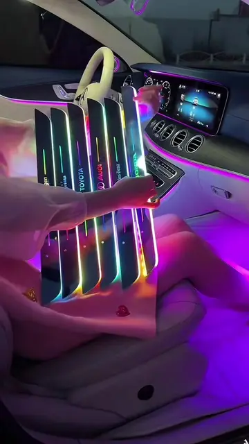 Custom car door sill lights #car #caraccessories #carlover #carmodification #car