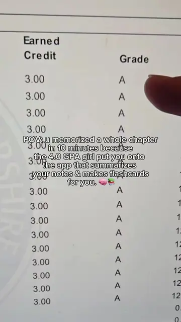 The 4.0 GPA girl finally shared her study secret… 👀📚 Turn your notes into AI s