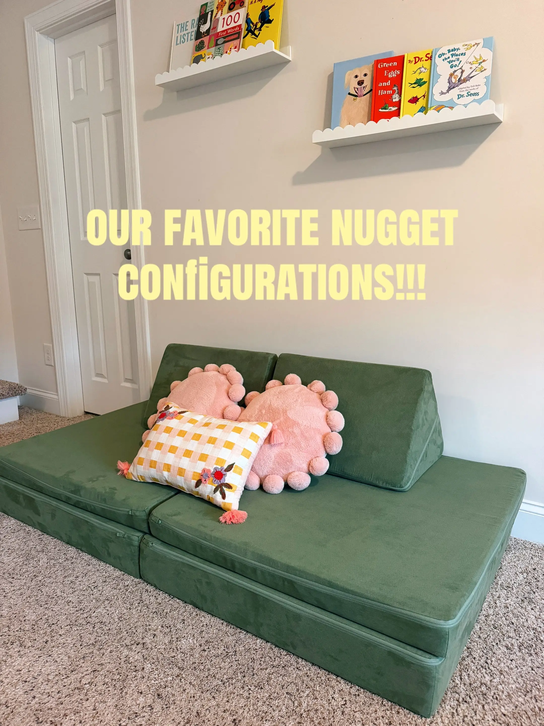 It’s so fun making different configurations for our @Nugget couch!! This is just