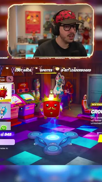 How to get the Cheat Master Crown Sprite #fortnite #update #sprites #typicalgame