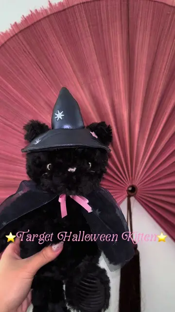 Obsessed with this little witchy cat from Target 🥺🪄🔮 #target #targethalloween