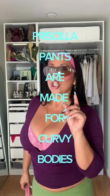 Priscilla pants on a size 10 Latina #priscillapants #foldoverpants #yogapants #b