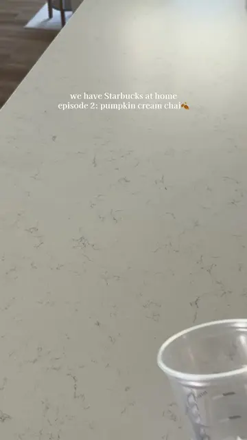A classic pumpkin cream chai at home 🍂 pumpkin cream  -1tsp pumpkin puree -1tbs