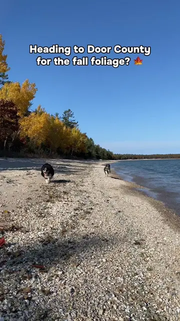 nothing cozier than autumn in door county 🍁🥰 🌊  ⬆️ Tap the location tag on th