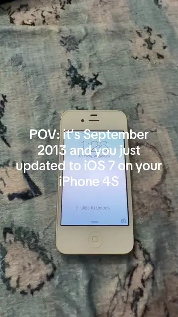 Can’t believe how underrated iOS 7 was #ios7 #apple #iphone4s 