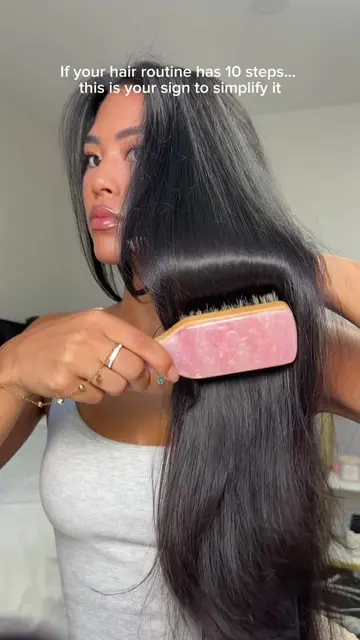 Simplifying my routine without sacrificing good hair days 🤍 @Aveda #AvedaPartne