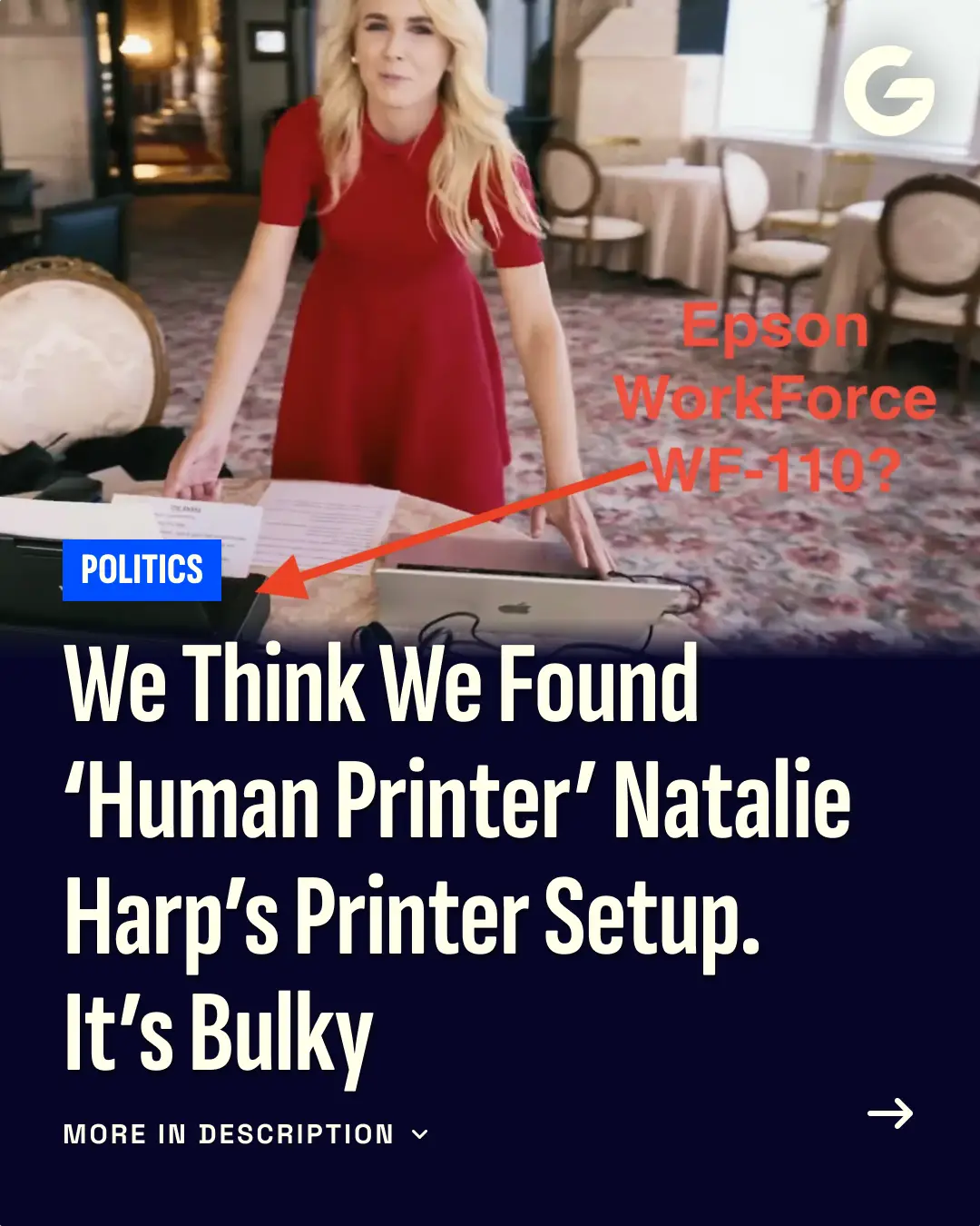 We’re pretty sure we’ve found the human printer’s printer. Natalie Harp is a for