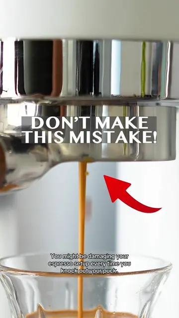 Your knock box might be doing more damage than you think. ☕️ Hitting your portaf