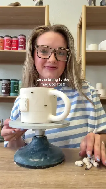 #potteryfail #highfirewire #potterystudio #handmademug #charms 