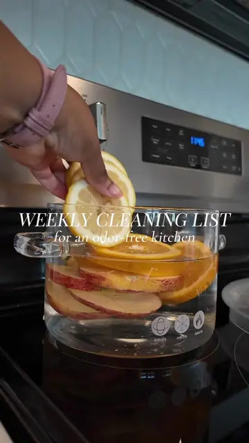 consistency is key with keeping your home clean & odor free, especially the kitc
