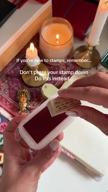 Every time I post myself using a stamp, I am almost always asked why I run the s
