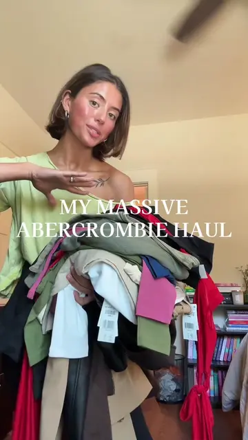 MASSIVE ABERCROMBIE HAULLLLL I am so happy with everything and ready for the Fal