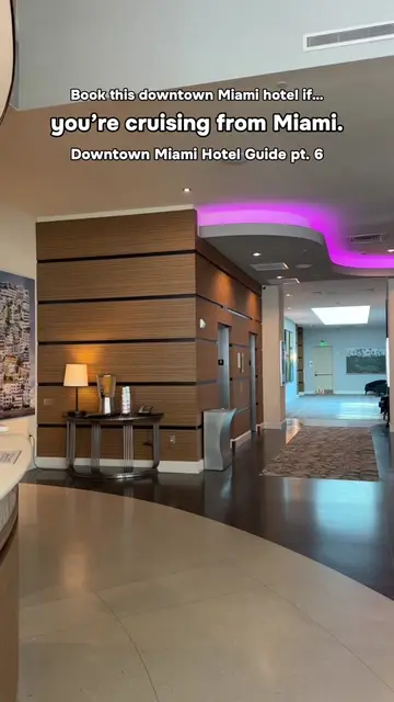 the hotel that actually makes sense for cruisers 🚢 🏨  ⬆️ Tap the location tag 