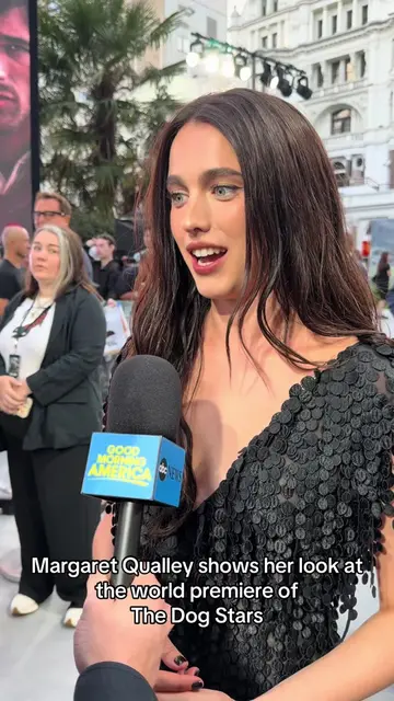 Margaret Qualley shows her look at the world premiere of The Dog Stars #margaret