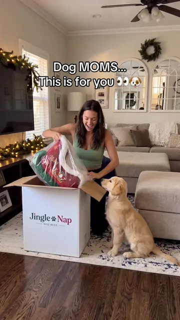 Comment “Christmas” if you want one! 🐶🎄 #dogs #dogbed #christmas #pets 