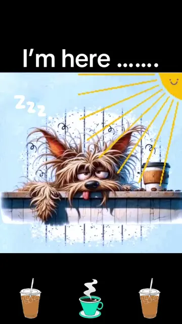 Good Morning. I’m functional but don’t push it. Tired of working. #friends #joke