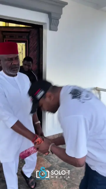 That moment HRM Igwe Chinedu Benson Madubuko, OFR, Igwe of Adazi-Ani Kingdom cam