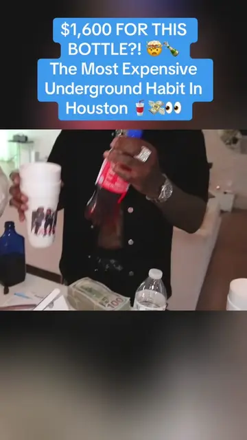 $1,600 FOR THIS BOTTLE?! 🤯🍾
 The Most Expensive Underground Habit In Houston �