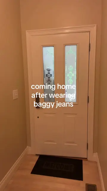 genuinely just sweeping the floor - IB: @jacob - #relateable #baggyjeans #baggy 