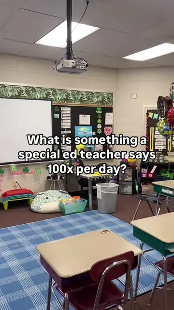 What is something you say 100x per day as a special ed teacher? ⬇️ #specialeduca