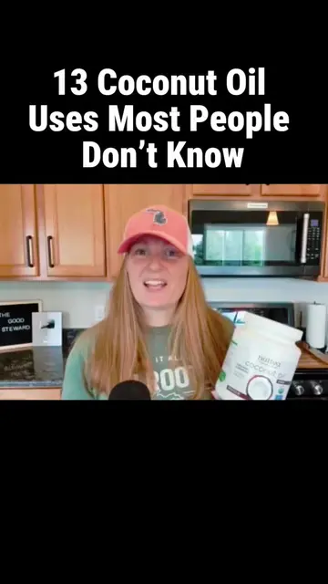 That jar of coconut oil sitting in your pantry can save you SO much money 🥥✨ Fo