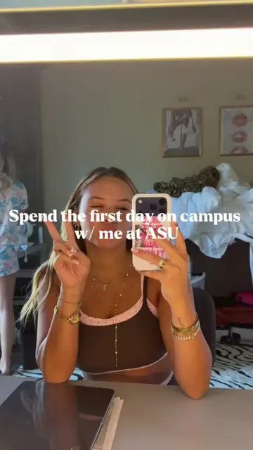 first day on campus at ASU!! Spend it with me :) #asu #college #welcomeweek #col