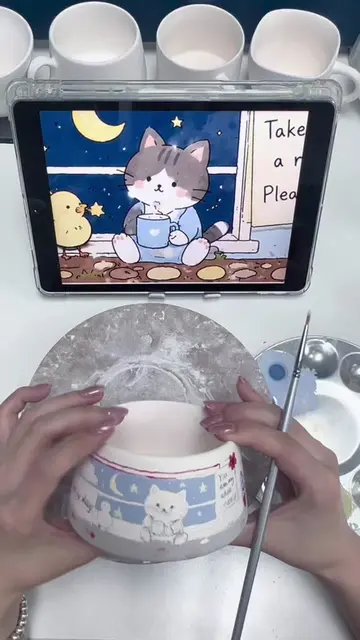 From photo to pottery 🎨 A little piece of your pet,made by hand ❤️#creatorsearc