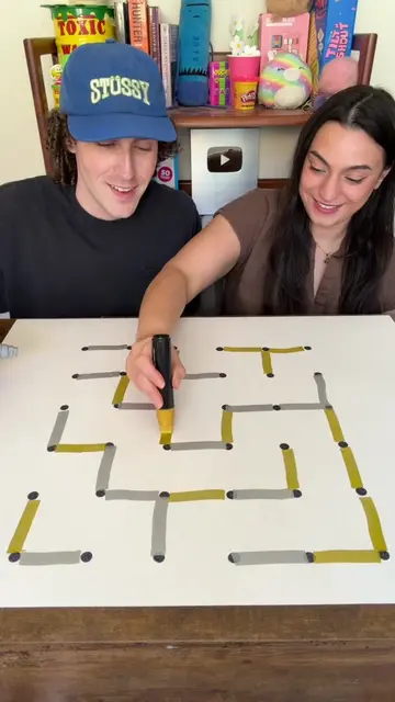 GRID WAR😈🏁 (Crown👑 vs Coin🪙 edition) #GameNight #boardgames #games #couplesc