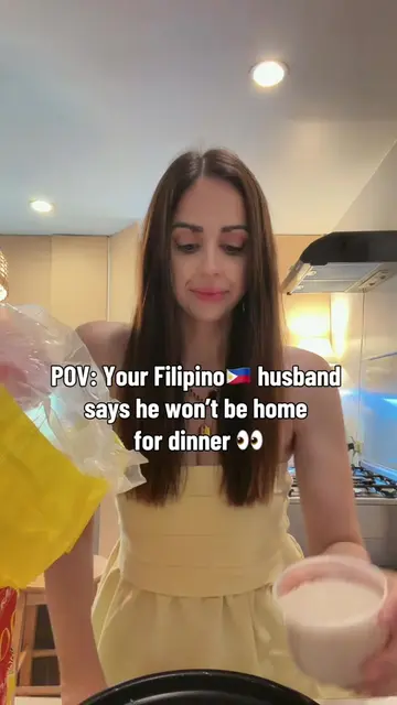 👀👀 #filipinofood #filamcouple #funny #american #fypシ 