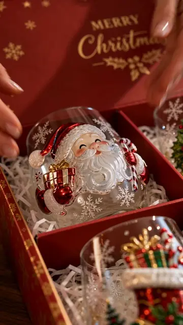 The kind of Christmas glasses everyone wants to pick their favorite from.