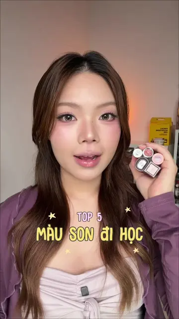 5 cây son rất là hợp để đánh đi học 😋 các bé học sinh sinh viên có thể tham khả