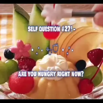 #selfquestion - 27! I'm really hungry right now man 😭 I'm sorry about the audio