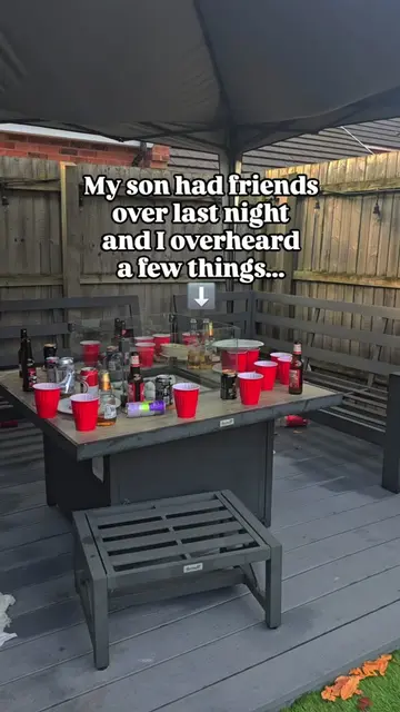 My son had some friends over as a "farewell before going to uni" party last nigh