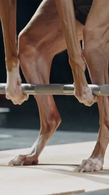 Hard to believe how strong this little guy is 🐕💪🏼🫵🏼 #powerlifting #fitness 