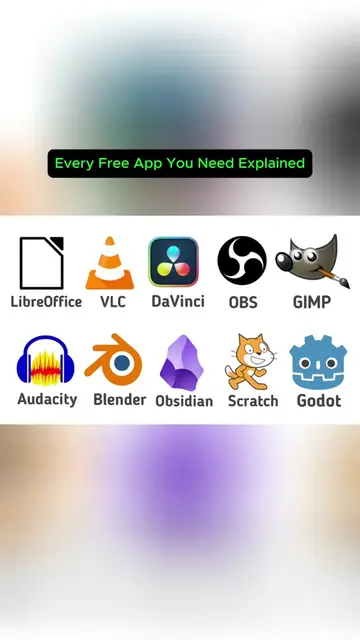 Every Free App You Actually Need Explained (Blender) #freeapp #blender #app 