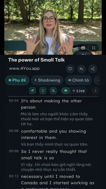 @4you_languageapp Small talk isn't small — it's how you build rapport before bus