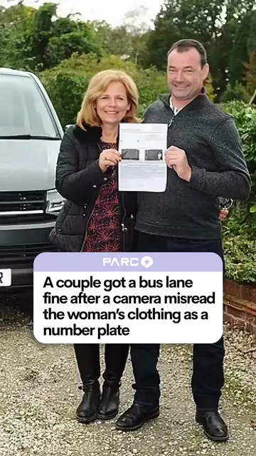Fined… because of someone's T shirt 😭 A couple were handed a £60 bus lane fine 