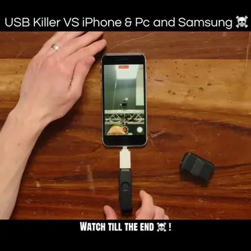 testing different device #foryou #iphone #samsung #pc #usbkiller 